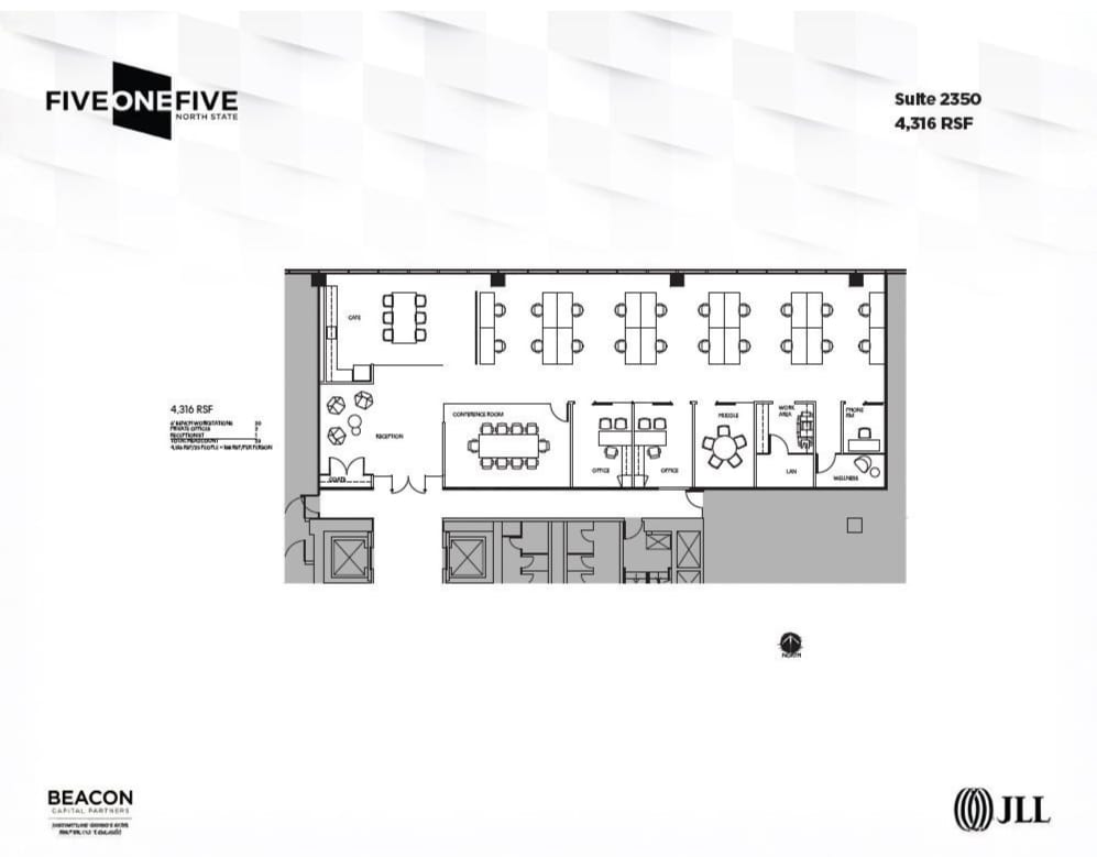 515 N State St, Chicago, IL for lease Floor Plan- Image 1 of 1