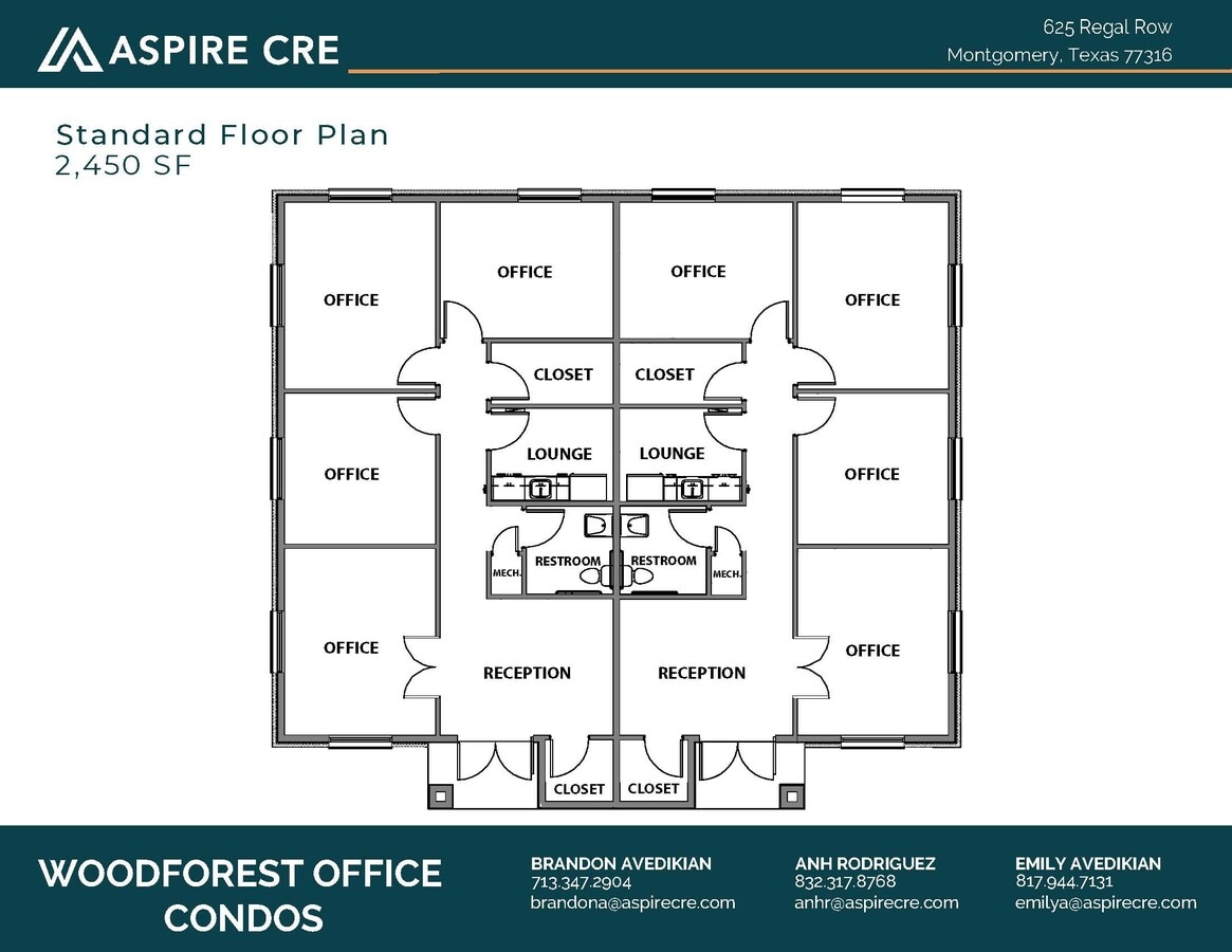 625 Regal Row, Montgomery, TX 77316 - Unité 1202 -  - Plan d’étage - Image 2 of 8