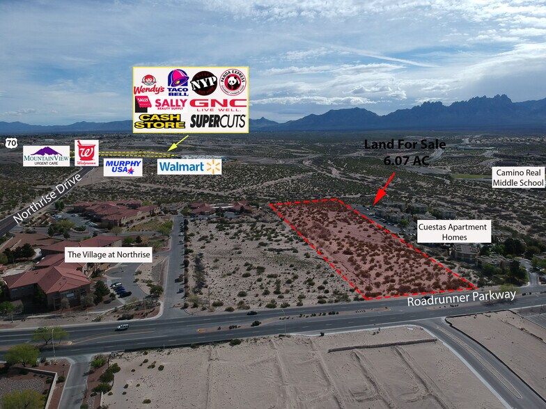 Roadrunner Pkwy, Las Cruces, NM à vendre - Photo du bâtiment - Image 1 de 3