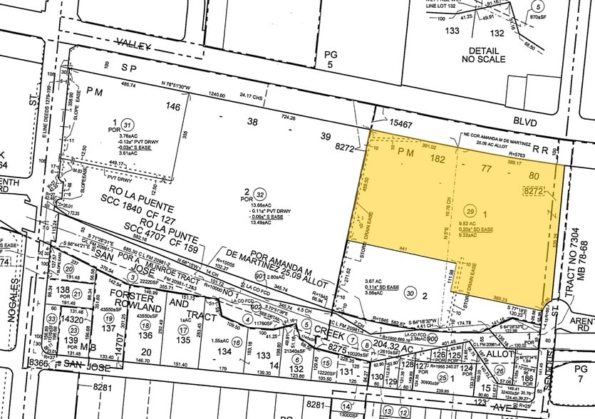 801-811 Sentous Ave, City Of Industry, CA for lease - Plat Map - Image 3 of 4