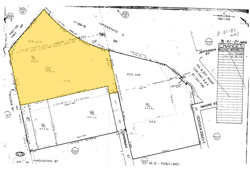 3980 Sherman St, San Diego, CA à louer - Plan cadastral - Image 2 de 7