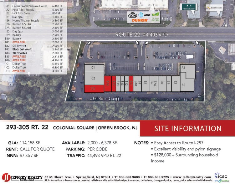 299 US Highway 22, Green Brook, NJ à louer - Photo du bâtiment - Image 2 de 3