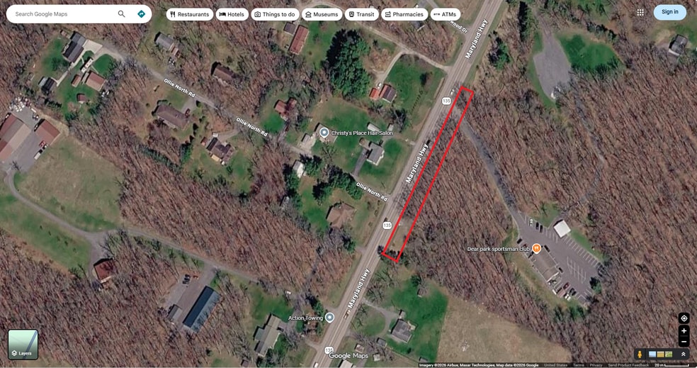 3852 Maryland Hwy, Oakland, MD à vendre - Aérien - Image 1 de 2