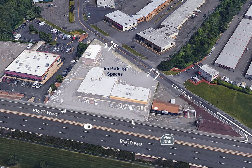 58-62 Route 10, East Hanover, NJ for lease - Aerial - Image 2 of 3