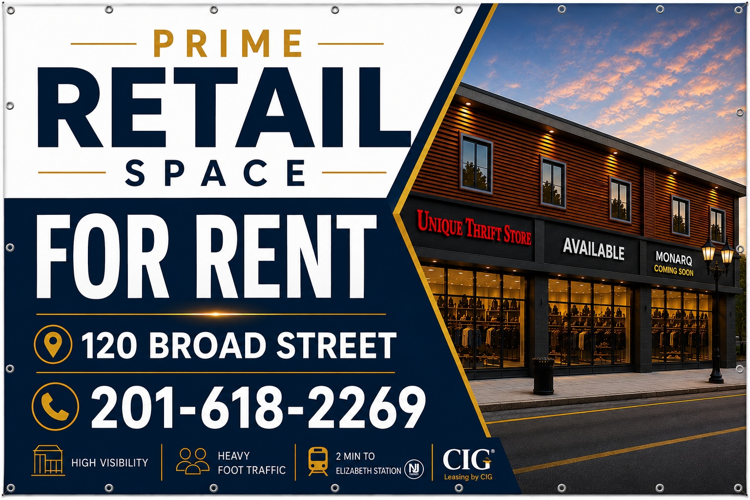 112-122 Broad St, Elizabeth, NJ for lease Interior Photo- Image 1 of 2