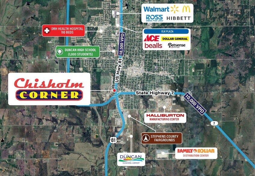 719 S Highway 81, Duncan, OK à vendre - Photo du bâtiment - Image 2 de 2