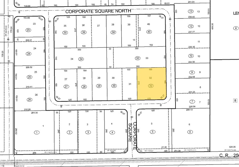 4472 Corporate Sq, Naples, FL for lease - Plat Map - Image 3 of 4