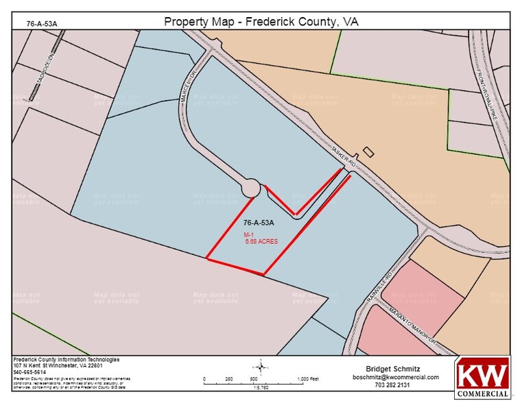 0 Tasker Rd, Winchester, VA à vendre - Plan de site - Image 2 de 2