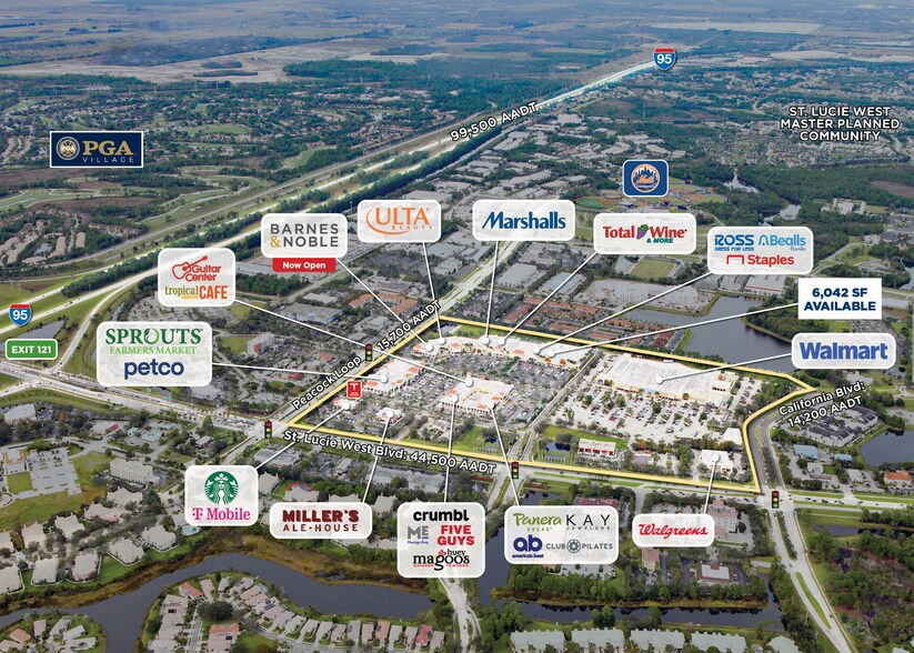 1801 St. Lucie West Blvd, Port Saint Lucie, FL à louer - Aérien - Image 2 de 11