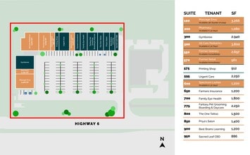 5201 Hwy 6, Missouri City, TX for lease Site Plan- Image 1 of 1