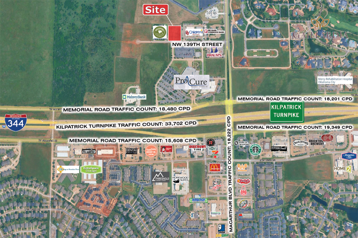 6025 139th Street, Oklahoma City, OK à vendre Aérien- Image 1 de 3