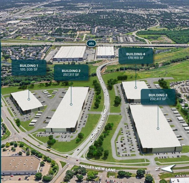 1503 Valley View Ln, Irving, TX à louer - Plan de site - Image 2 de 8