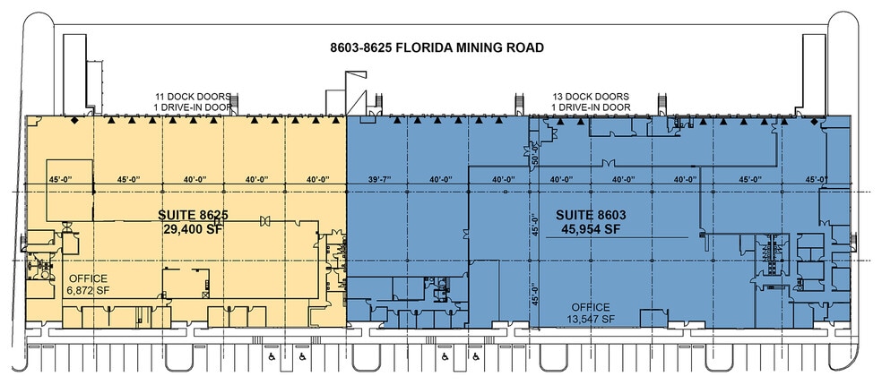 8601 Florida Mining Blvd, Tampa, FL for lease - Site Plan - Image 2 of 2