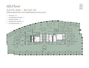 901 N Glebe Rd, Arlington, VA à louer Plan d’étage- Image 1 de 1