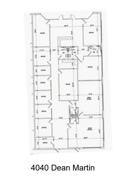 4045-4063 Dean Martin Dr, Las Vegas, NV for lease Floor Plan- Image 1 of 1