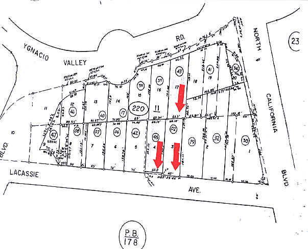 1756 Lacassie Ave, Walnut Creek, CA for sale - Plat Map - Image 3 of 3