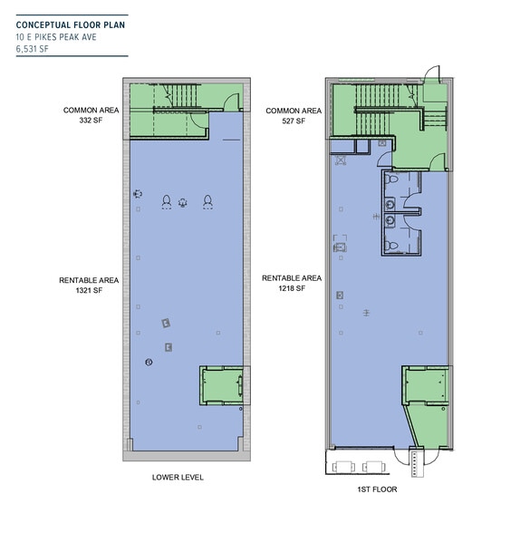 10 E Pikes Peak Ave, Colorado Springs, CO for sale - Floor Plan - Image 3 of 5