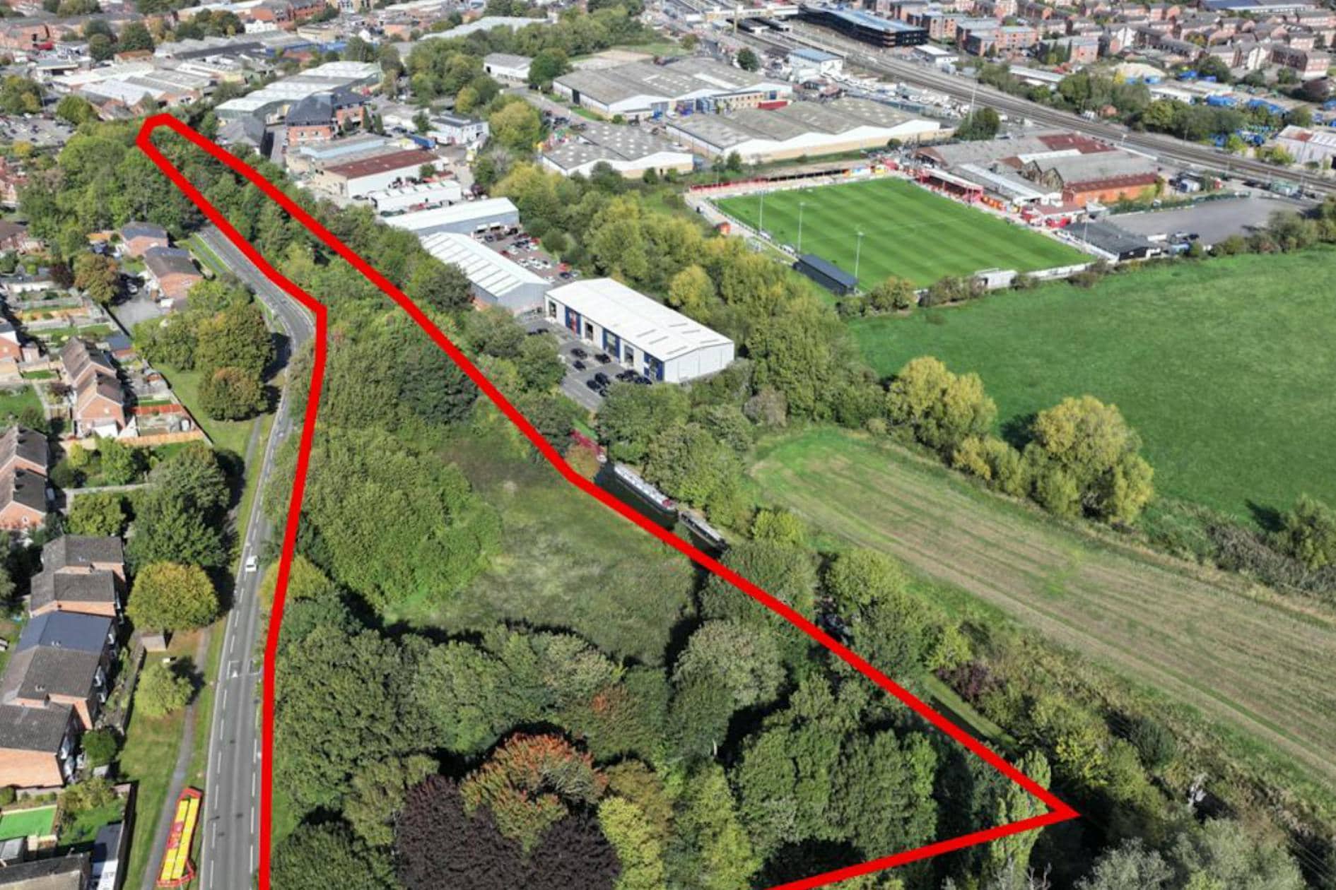 Land off Bankside, Banbury for sale Aerial- Image 1 of 2