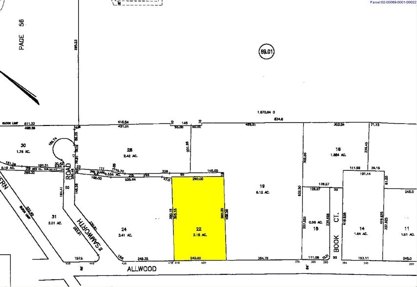 400 Allwood Rd, Clifton, NJ à louer - Plan cadastral - Image 2 de 8