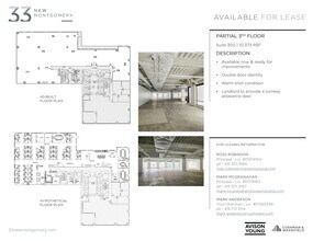 33 New Montgomery St, San Francisco, CA for lease Floor Plan- Image 1 of 1