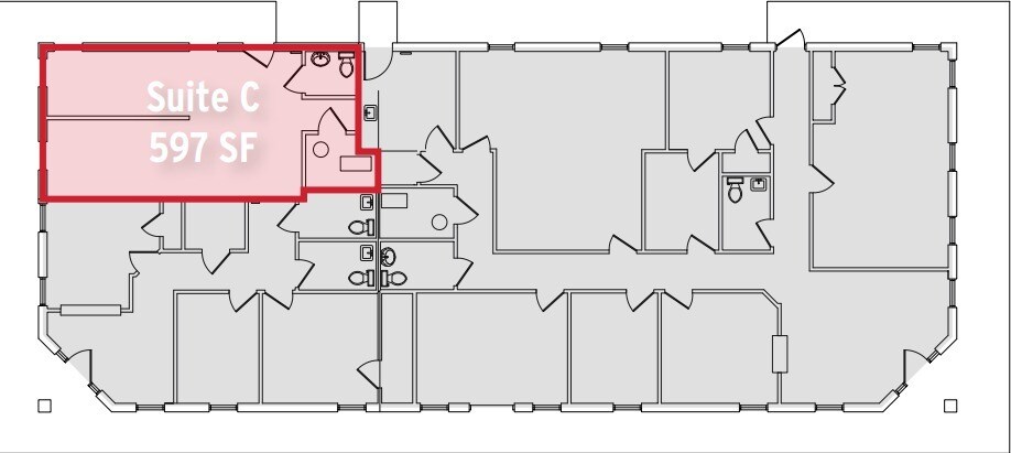 211-237 Dunbar Cave Rd, Clarksville, TN à louer Plan d’étage- Image 1 de 1