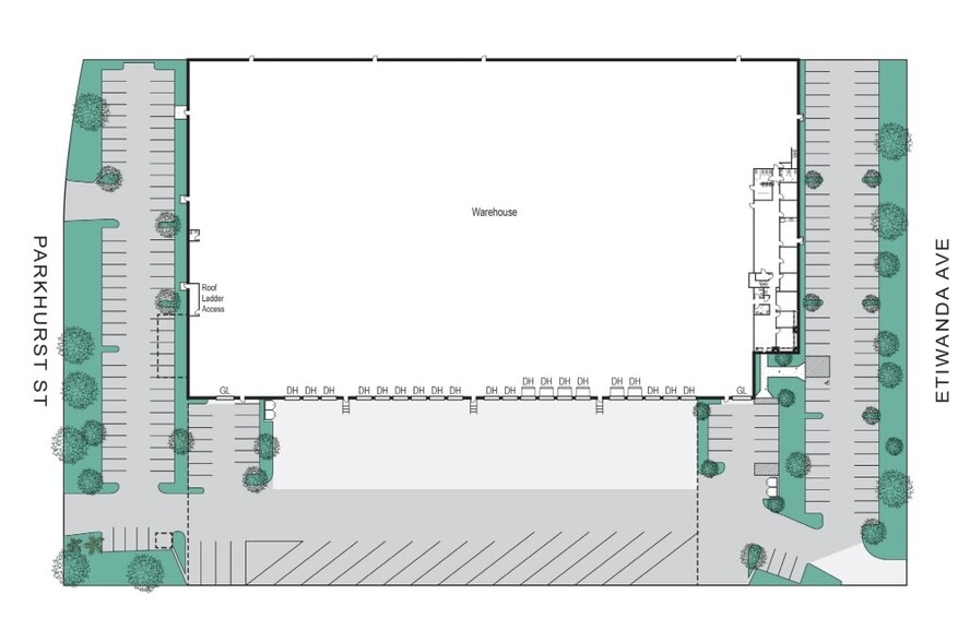 4325 Etiwanda Ave, Jurupa Valley, CA for lease - Site Plan - Image 3 of 5