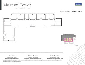 150 W Flagler St, Miami, FL à louer Plan d  tage- Image 1 de 1