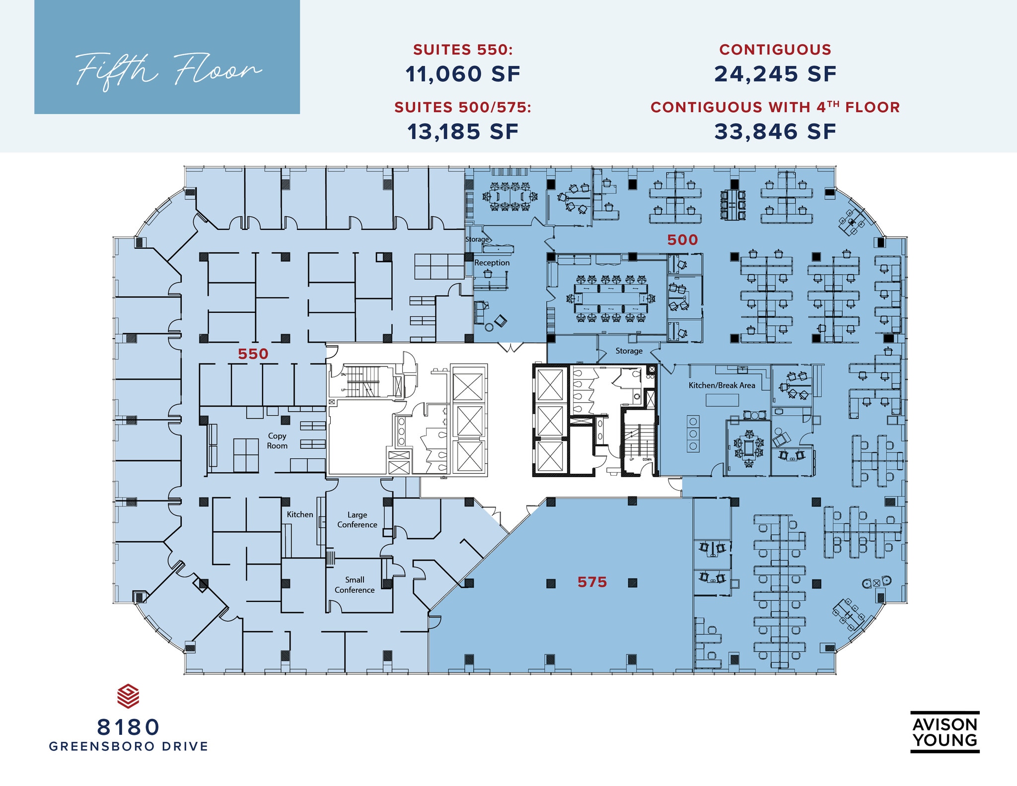 8180-8200 Greensboro Dr, McLean, VA for lease Floor Plan- Image 1 of 1