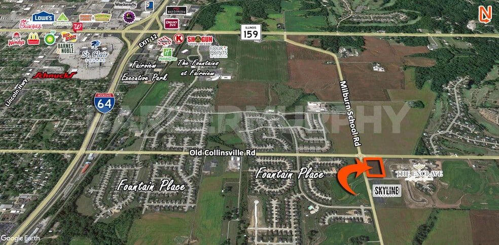 506 Old Collinsville Rd, O'Fallon, IL for sale - Aerial - Image 2 of 4