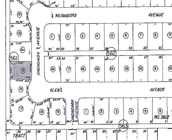 1131 N Onondaga Ave, Anaheim, CA for sale - Plat Map - Image 3 of 3
