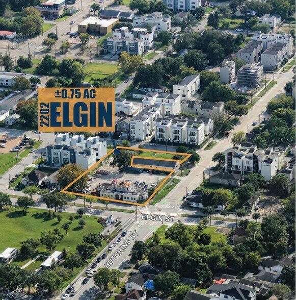 2202 Elgin St, Houston, TX à vendre - Aérien - Image 3 de 5