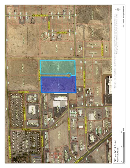 2411 Postal Rd, Pahrump, NV à vendre - Plan de site - Image 2 de 2