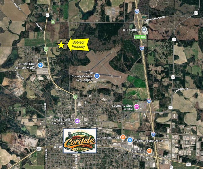 167 Steel Rd, Cordele, GA for lease - Aerial - Image 3 of 3