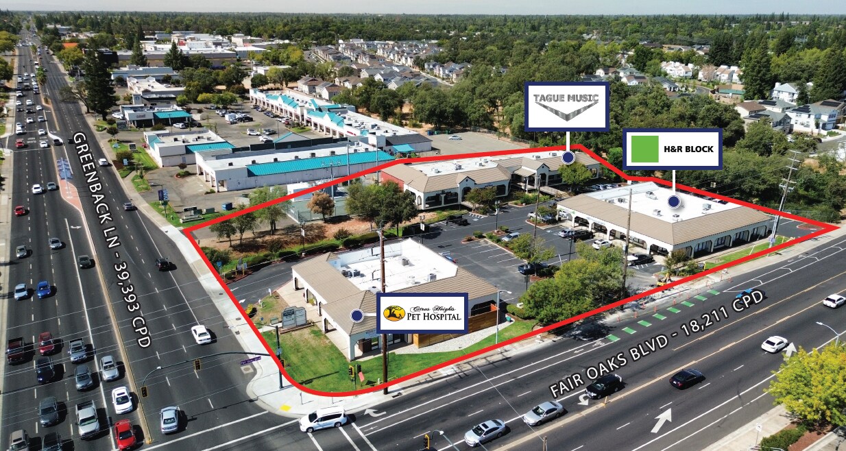 8091-8099 Greenback Ln, Citrus Heights, CA à louer Photo du bâtiment- Image 1 de 10