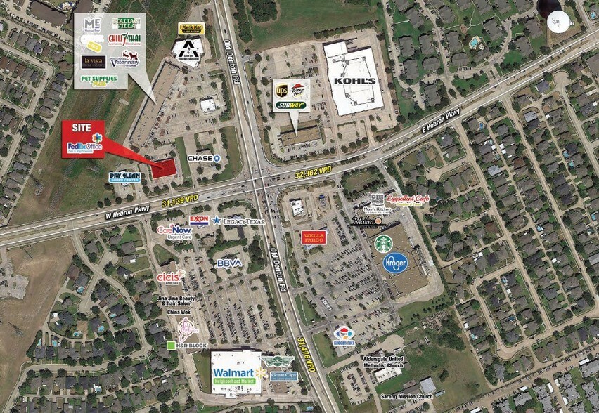 1008-1012 E Hebron Pky, Carrollton, TX à louer - Photo du bâtiment - Image 2 de 2