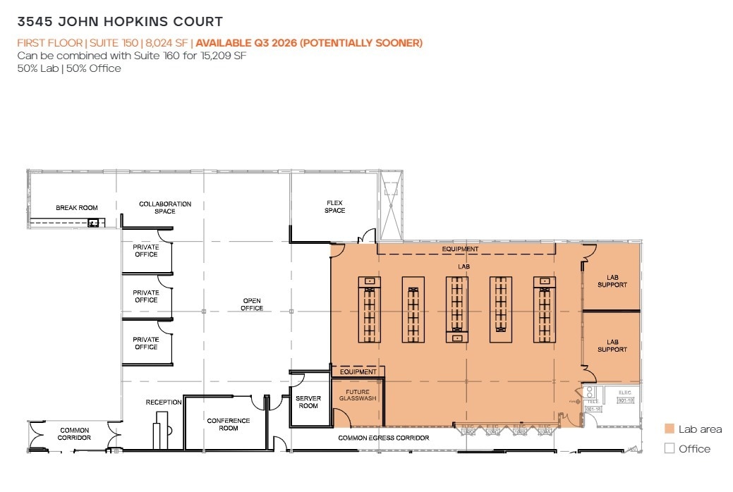3545-3575 John Hopkins Ct, San Diego, CA for lease Floor Plan- Image 1 of 1