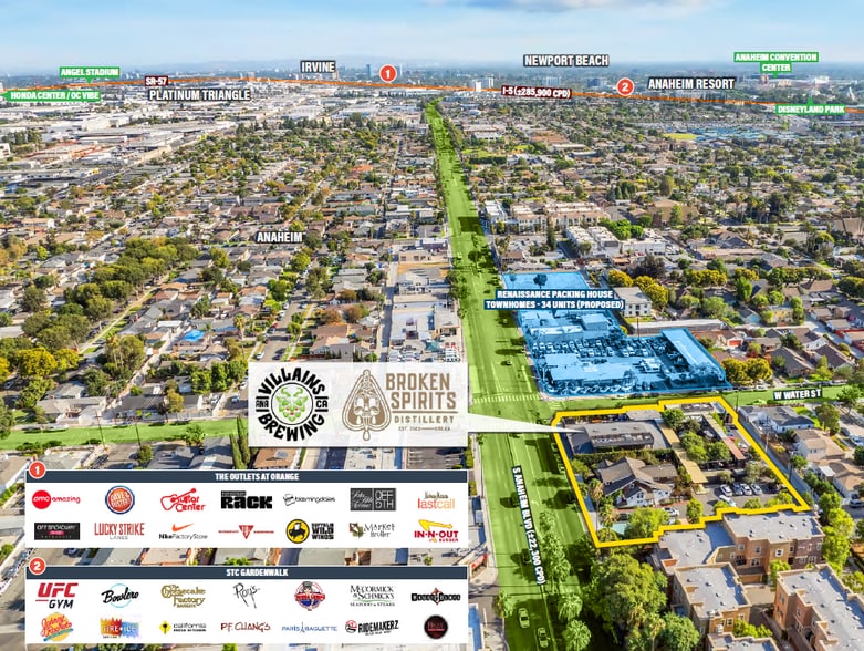 555 S Anaheim Blvd, Anaheim, CA à louer - Photo du bâtiment - Image 2 de 4