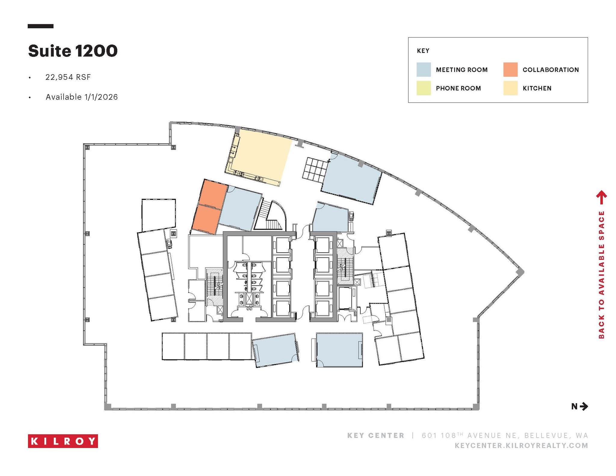 601 108th Ave NE, Bellevue, WA for lease Floor Plan- Image 1 of 1