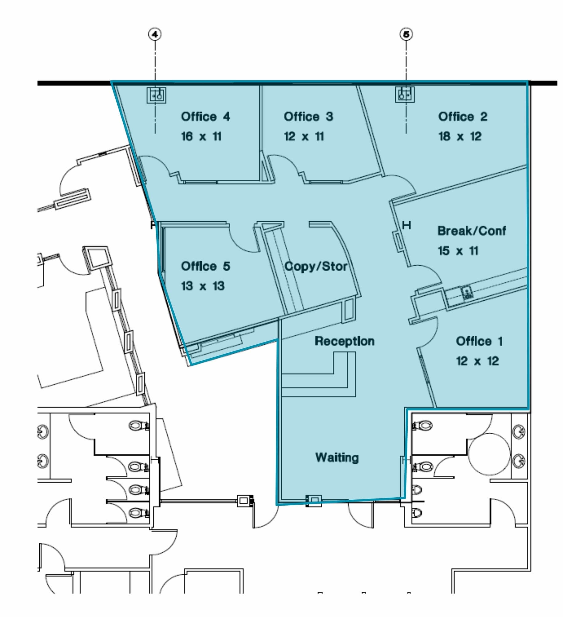 6795 N Palm Ave, Fresno, CA for lease Floor Plan- Image 1 of 1