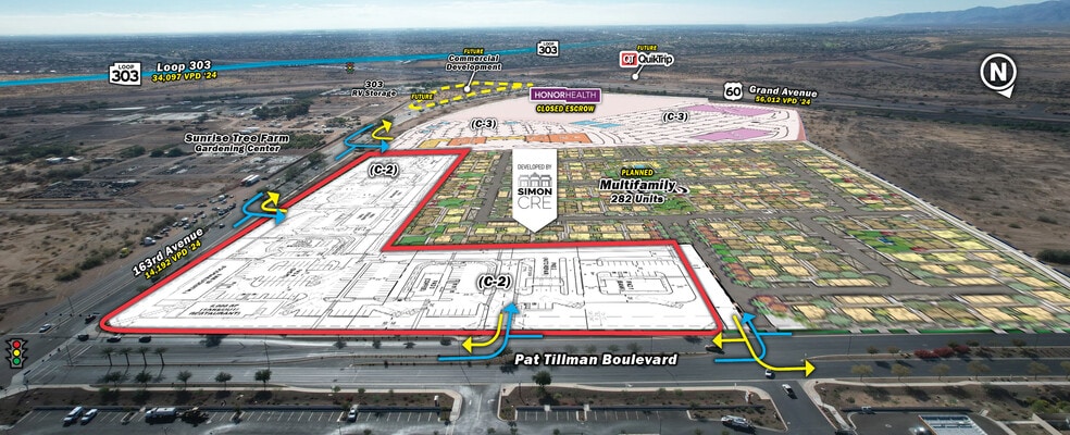 SWC Pat Tillman & 163rd Ave, Surprise, AZ for lease - Building Photo - Image 1 of 4