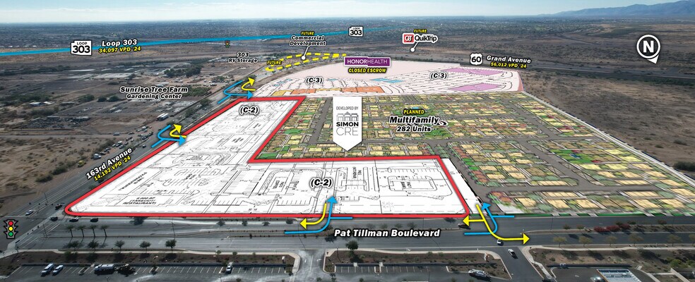 SWC Pat Tillman & 163rd Ave, Surprise, AZ à louer - Photo du bâtiment - Image 1 de 4