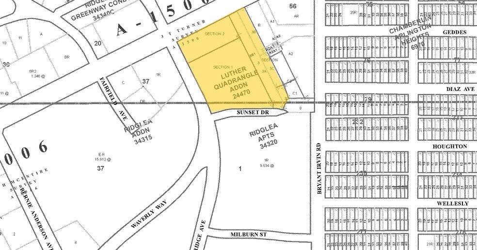 6115 Camp Bowie Blvd, Fort Worth, TX à louer - Plan cadastral - Image 3 de 14