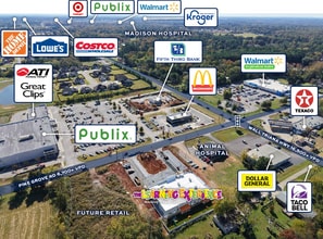 291 Pine Grove Rd, Madison, AL - AÉRIEN Vue de la carte - Image1