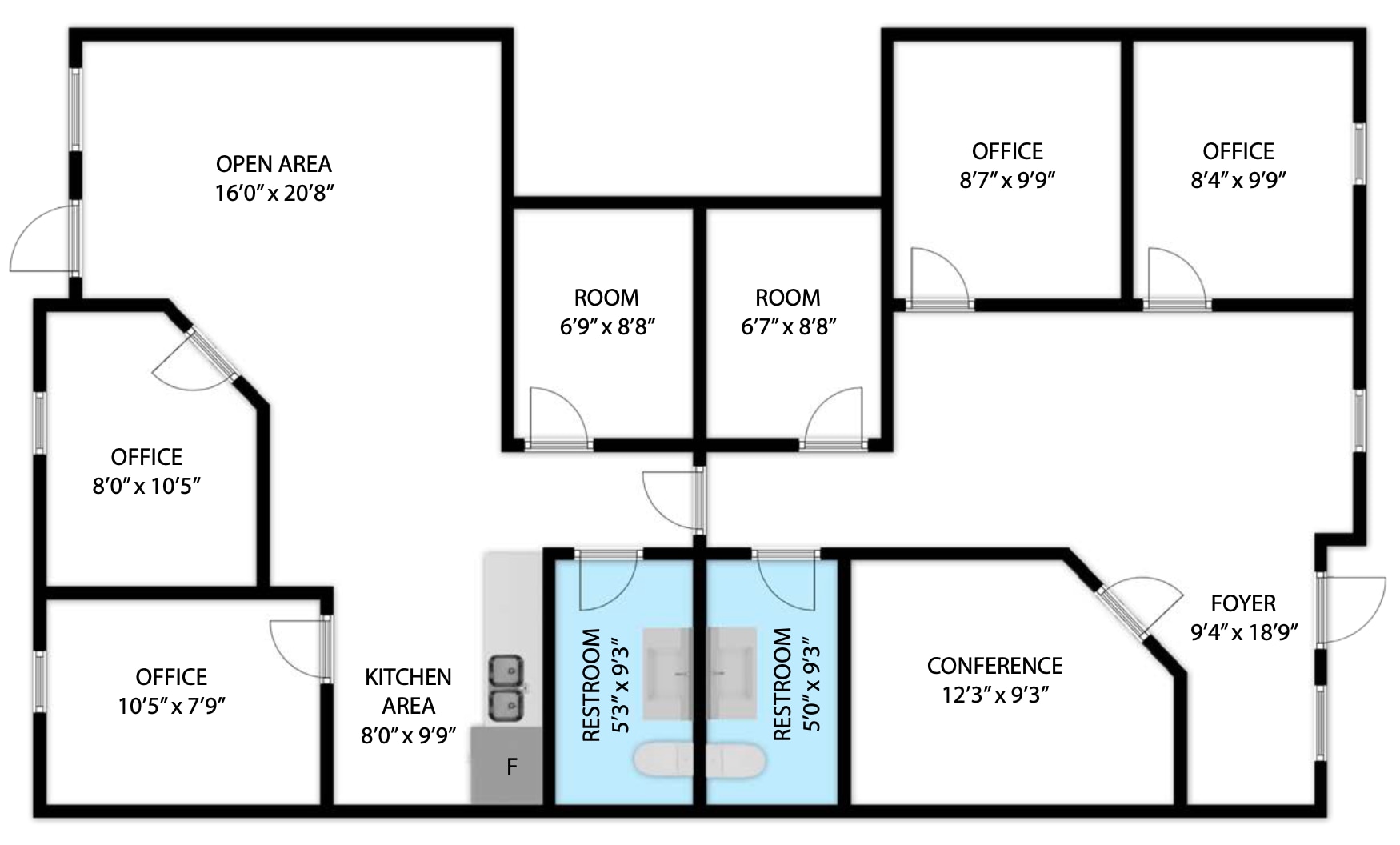 415 Montgomery Rd, Altamonte Springs, FL à louer Plan d’étage- Image 1 de 19