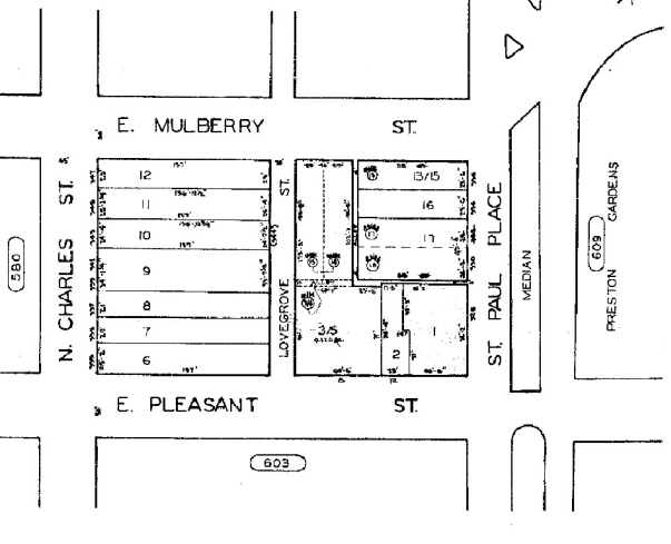 326 St Paul Pl, Baltimore, MD à vendre - Plan cadastral - Image 1 de 1