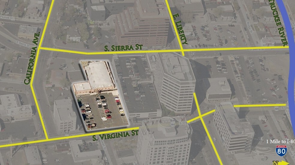 445 S Virginia St, Reno, NV for sale - Aerial - Image 3 of 4