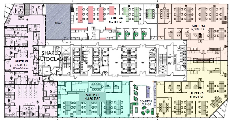 2929 Arch St, Philadelphia, PA à louer Plan d’étage- Image 1 de 2