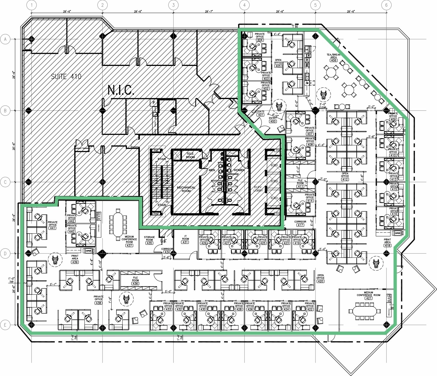 6711 Mississauga Rd, Mississauga, ON à louer Plan d’étage- Image 1 de 1