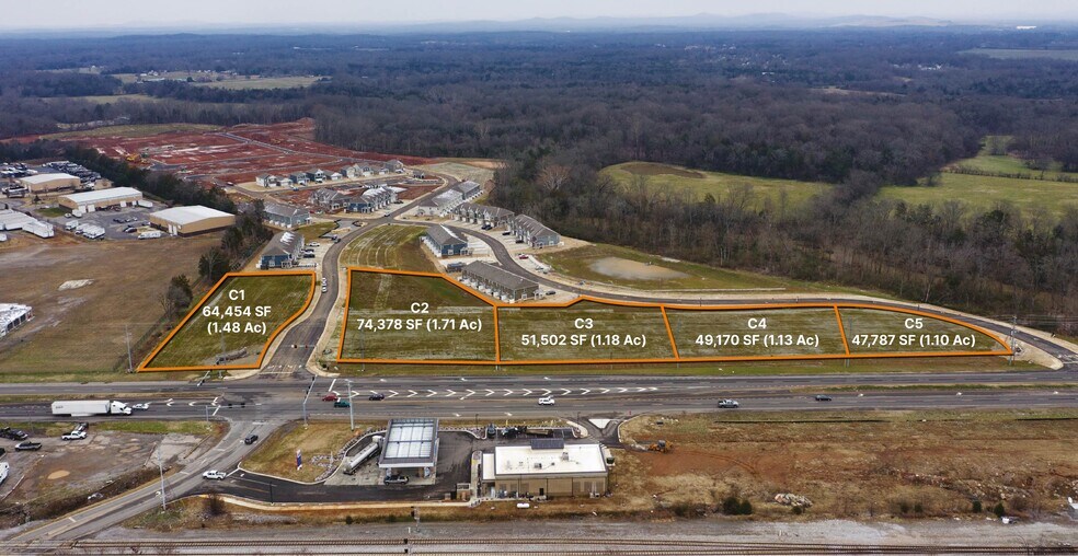 5002 NW Broad St, Murfreesboro, TN à vendre - Aérien - Image 2 de 6