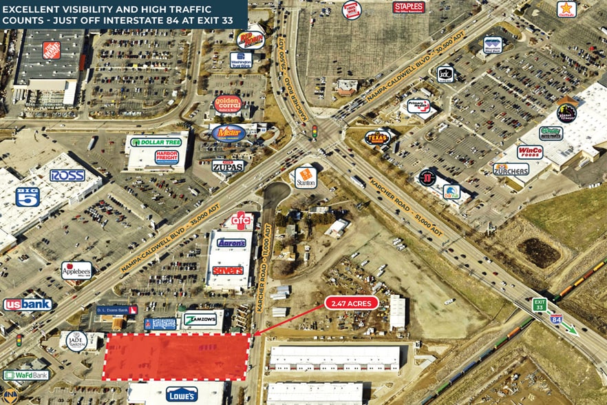 0 Caldwell Blvd, Nampa, ID à louer - Aérien - Image 3 de 9